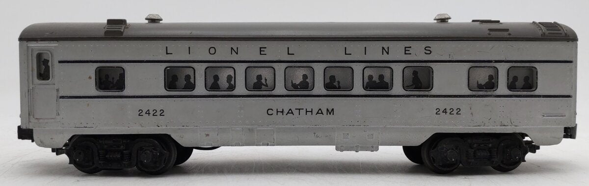 Lionel 2422 O Vintage Lionel Lines Chatham Lighted Pullman Car #2422 VG/Box