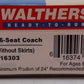 Walthers 932-16303 HO Scale Santa Fe 85' Budd 46-Seat Coach EX/Box