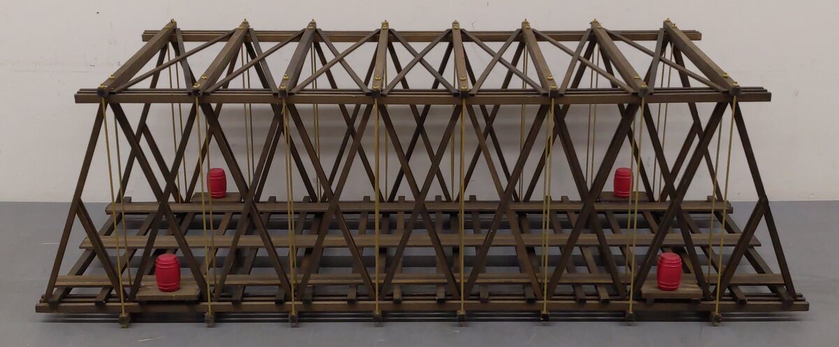 P&M and NC Bridges & Bents G Scale Wooden Bridge LN