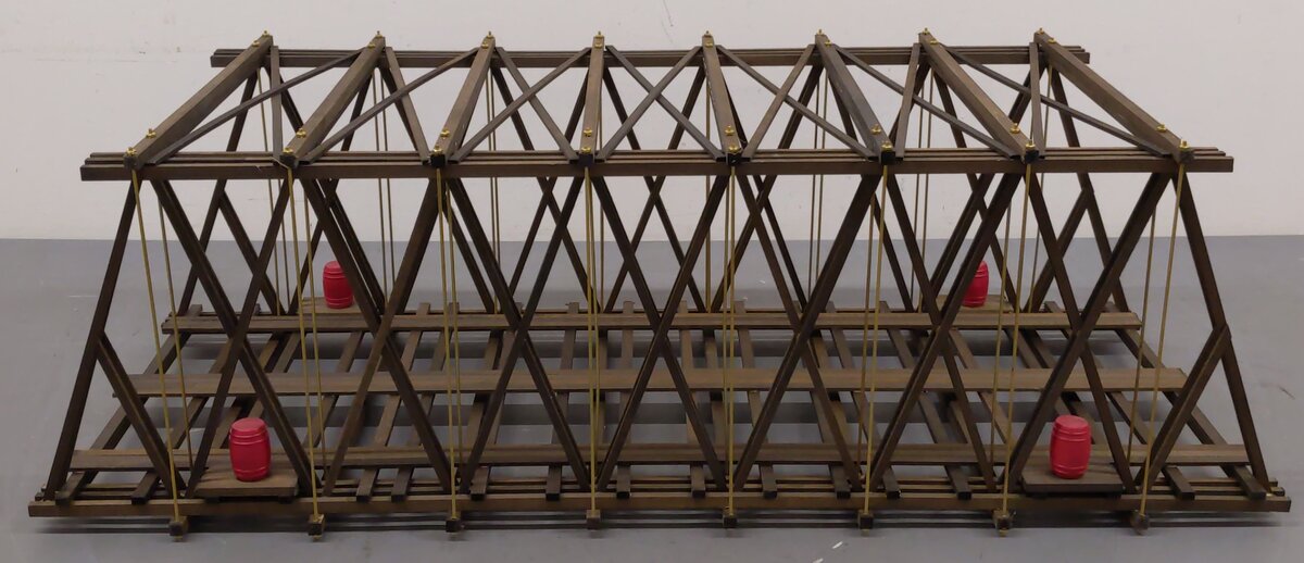 P&M and NC Bridges & Bents G Scale Wooden Bridge LN