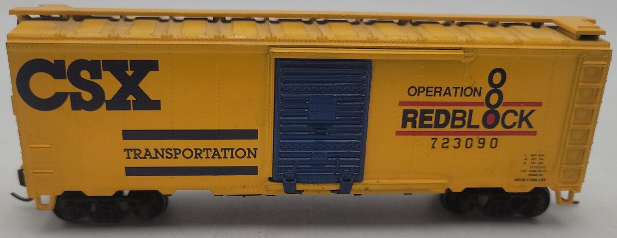 Athearn HO Scale CSX Boxcar #723090 EX