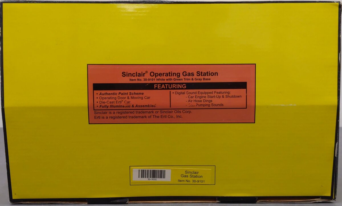 MTH 30-9101 O Sinclair Operating Gas Station EX/Box