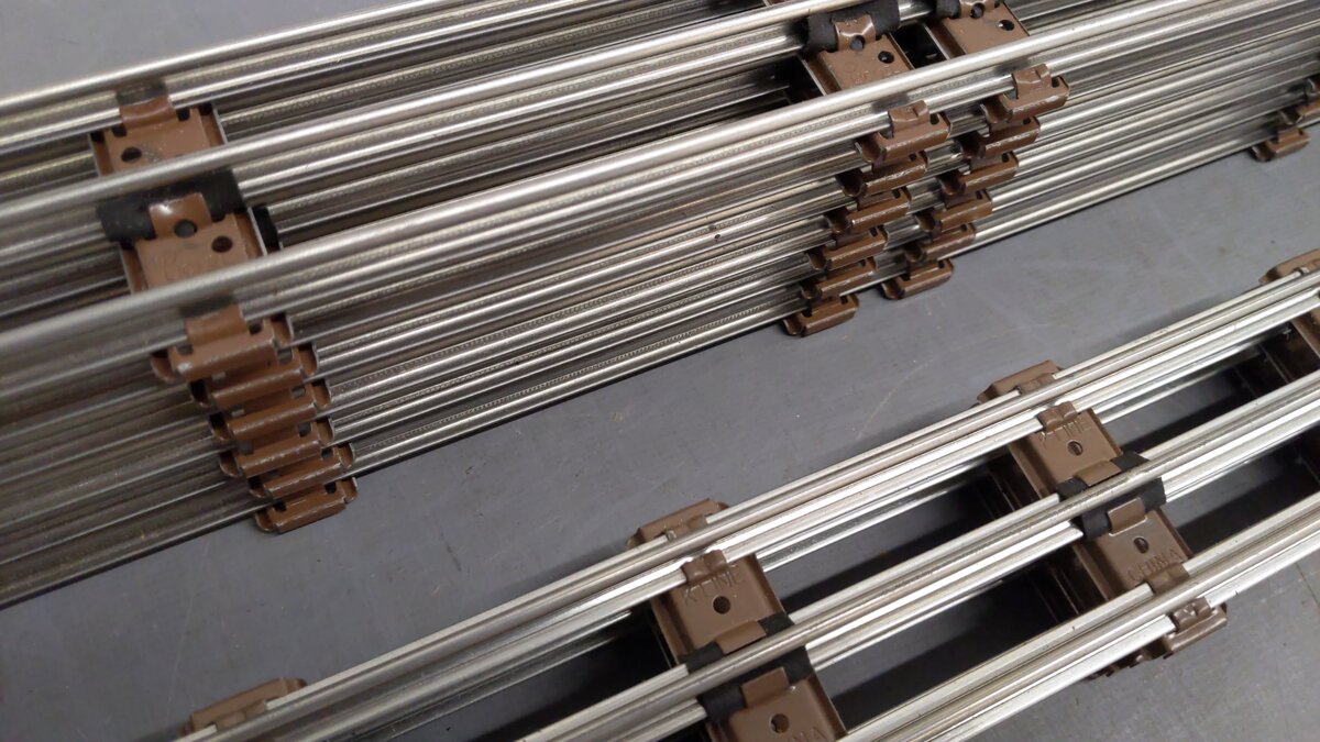 Lionel / K-Line O-27 Assorted Tubular Straight Track Sections [9] EX