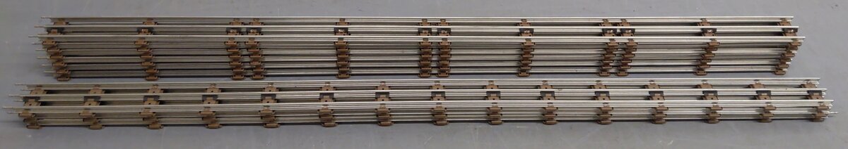 Lionel / K-Line O-27 Assorted Tubular Straight Track Sections [9] EX