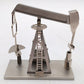 Sanis Enterprises CK275A Silver Pump Jack Clock NIB
