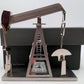Sanis Enterprises CK275A Silver Pump Jack Clock NIB