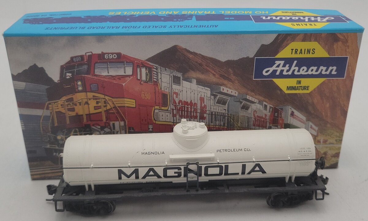 Athearn 1586 HO Scale Magnolia Tank Car #1305 EX/Box