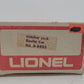 Lionel 6-9853 O Gauge Cracker Jack Billboard Reefer Car (Caramel) EX/Box