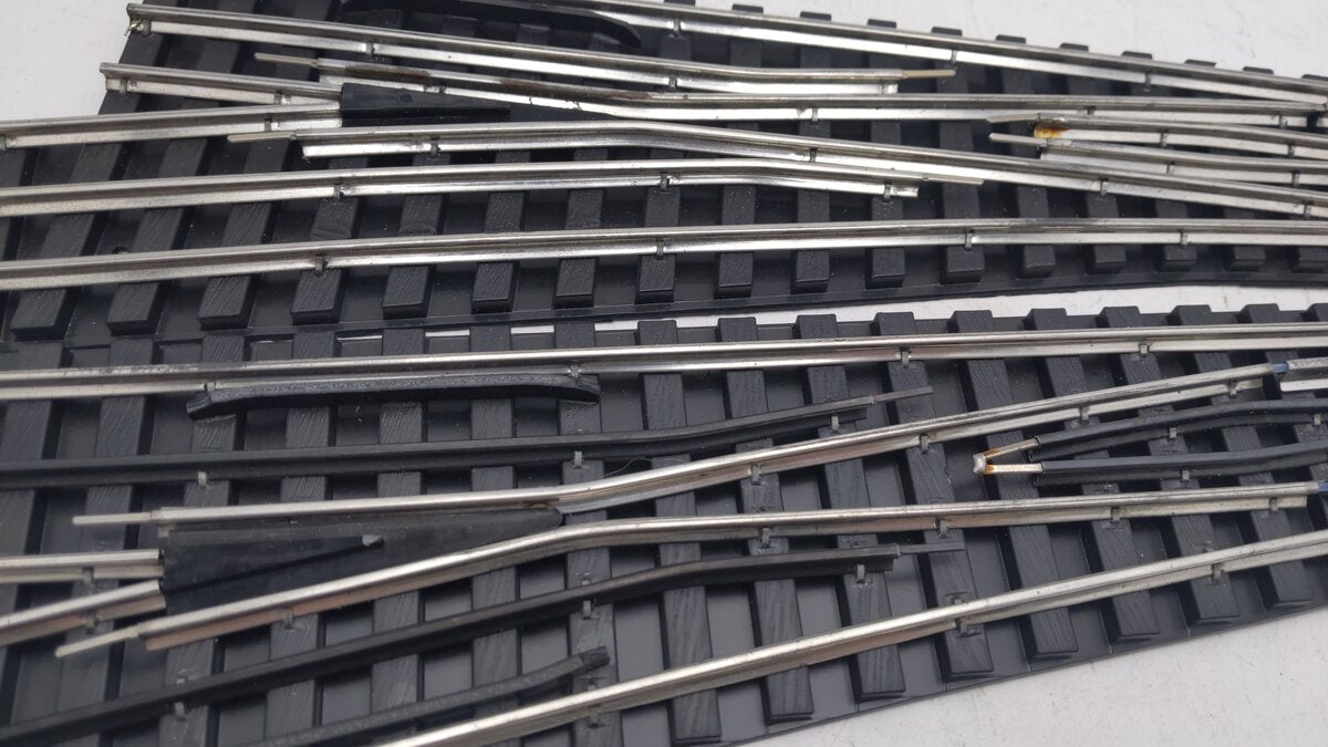 O-27 Gauge Assorted Left Switch Turnouts [2] VG