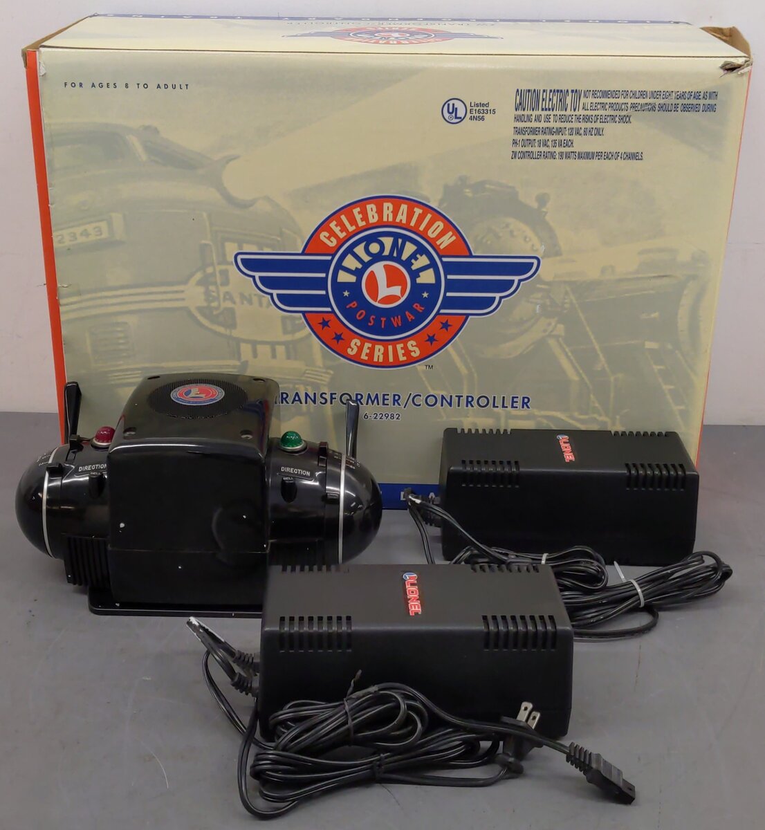 Lionel 6-22982 O ZW Postwar Celebration Series Controller & 2 Transformers Set EX/Box