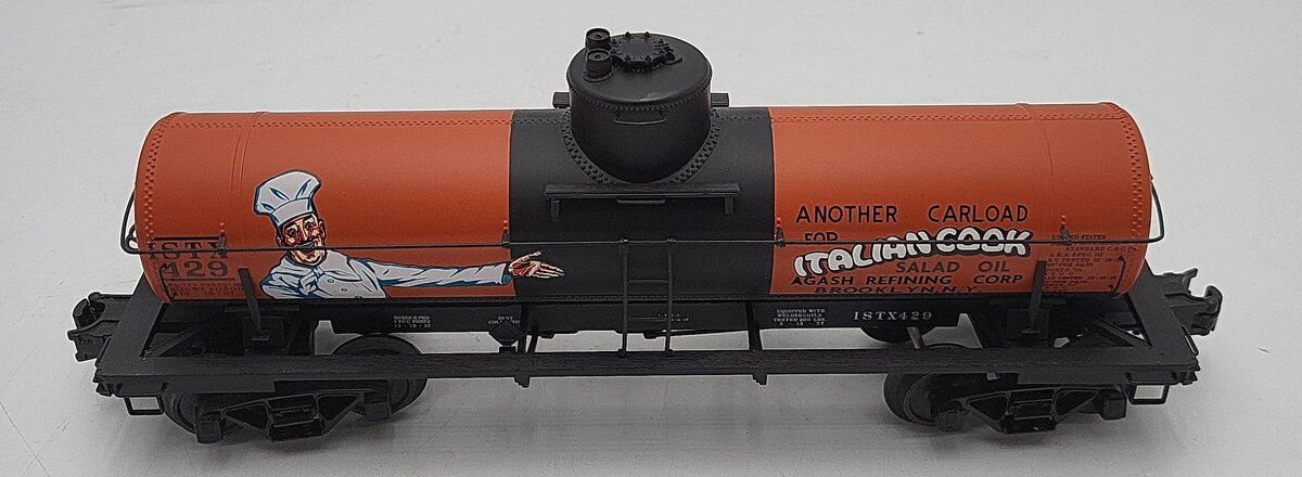 Atlas 8641 O Gauge Italian Cook 8,000 Gallon Tank Car #429 - 3-Rail EX/Box