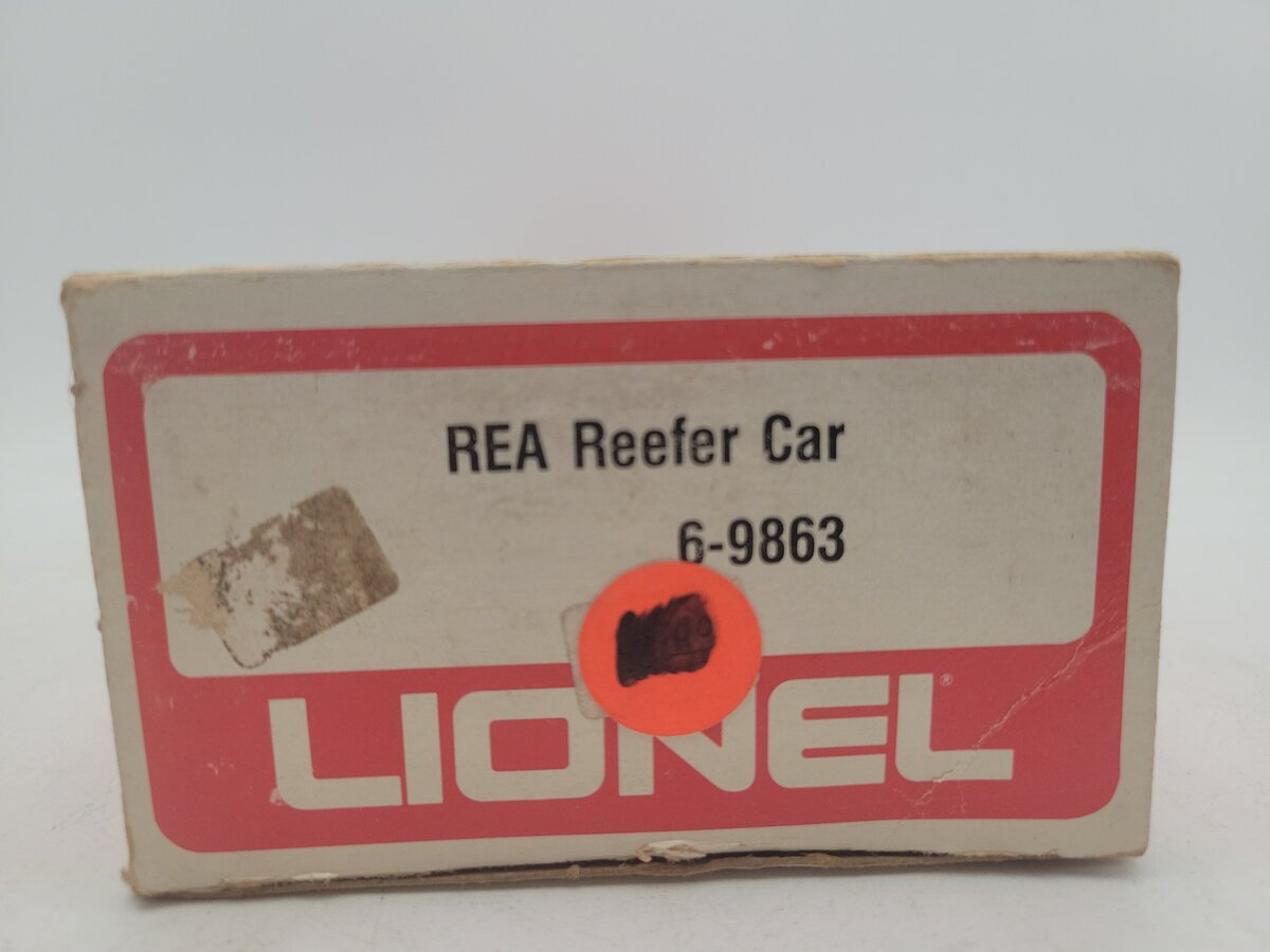 Lionel 6-9863 O Gauge REA Reefer Car #9863 VG/Box