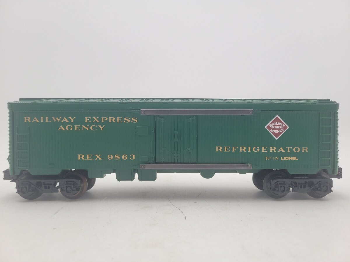Lionel 6-9863 O Gauge REA Reefer Car #9863 VG/Box