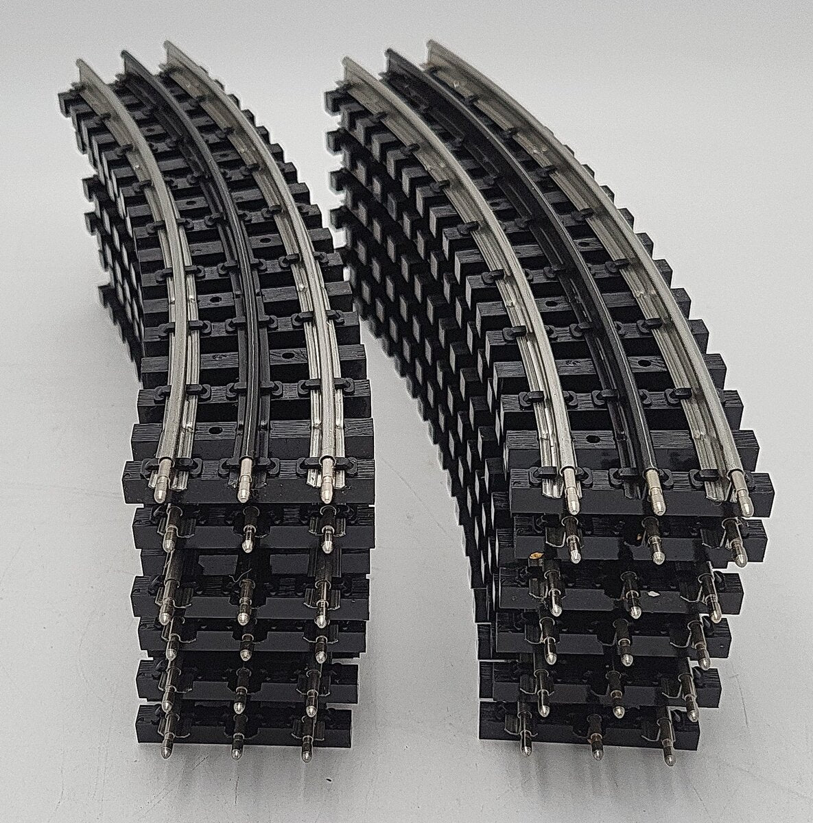 K-Line O Gauge O-42 Curved Tubular Track Sections [12] EX