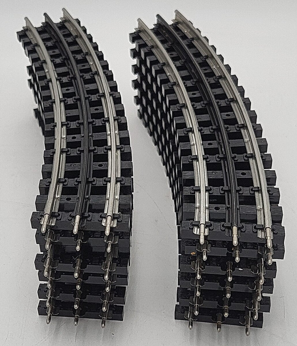 K-Line O Gauge O-42 Curved Tubular Track Sections [12] EX