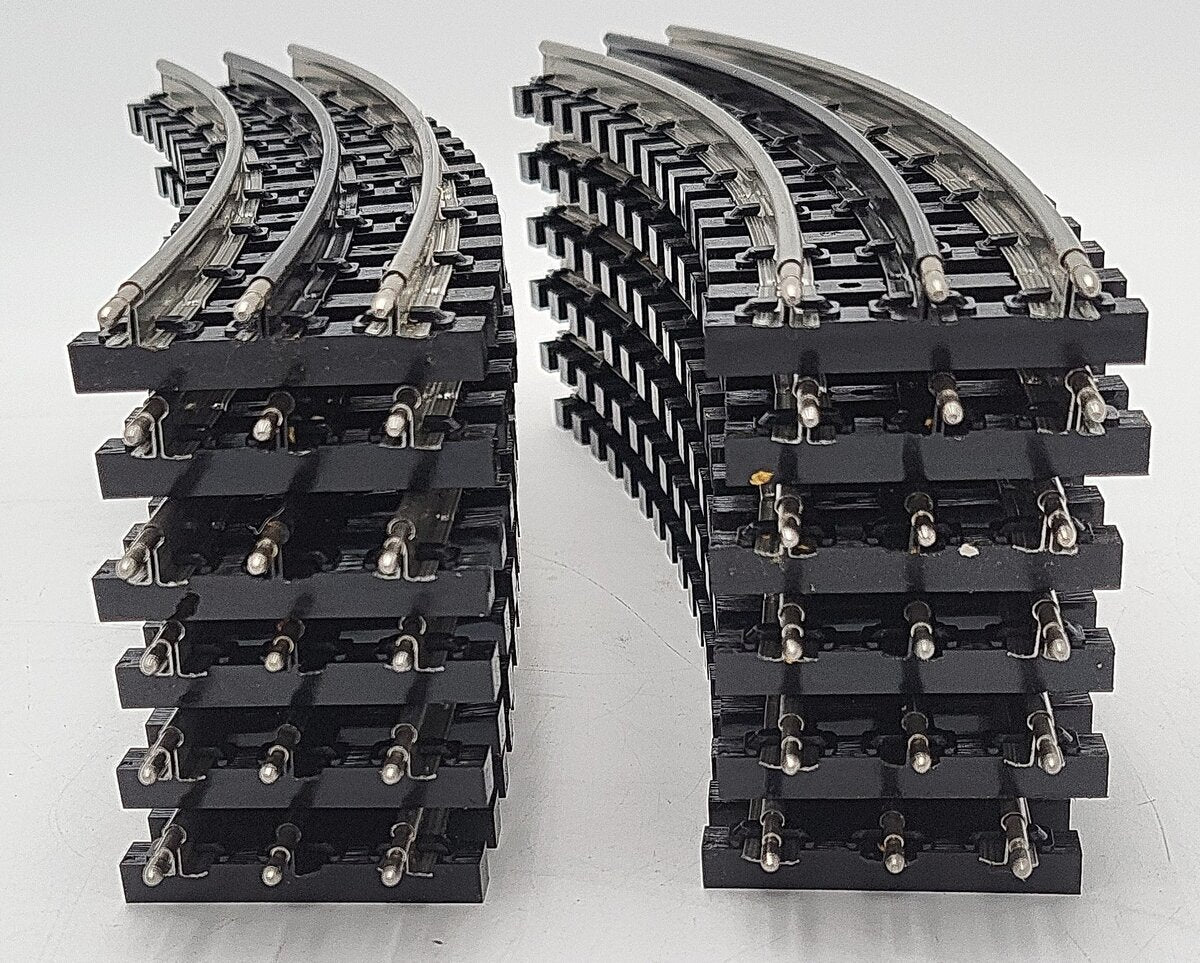 K-Line O Gauge O-42 Curved Tubular Track Sections [12] EX