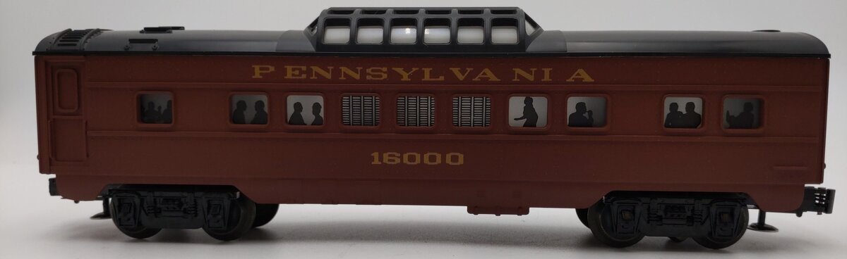 Lionel 6-16000 O Gauge Pennsylvania Tuscan Vista Dome Car #16000 EX/Box