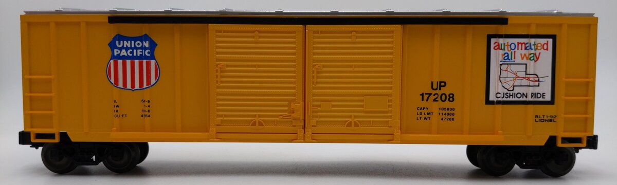 Lionel 6-17208 O Gauge Union Pacific Double Door Boxcar #17208 LN/Box