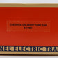 Lionel 6-17901 O Gauge Chevron Uni-body Tank Car LN/Box