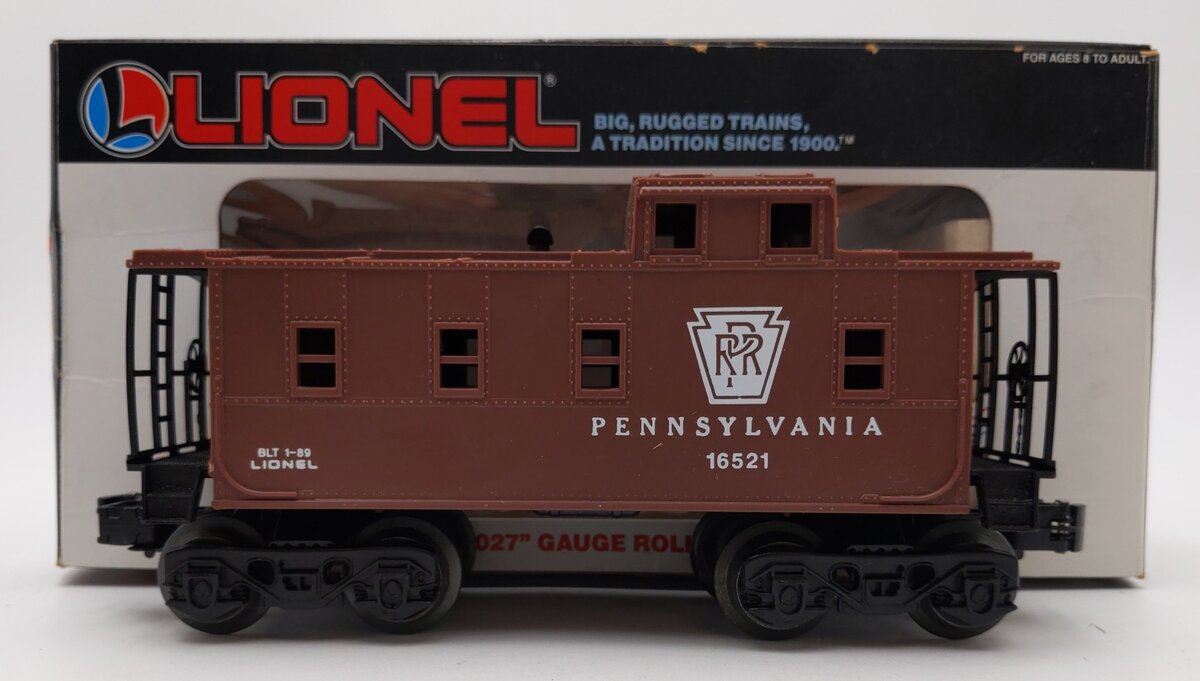 Lionel 6-16521 O Gauge Pennsylvania Square Window Caboose #16521 LN/Box