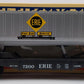 Lionel 6-19415 O Gauge Erie Flatcar #7200 w/ Trailer EX/Box