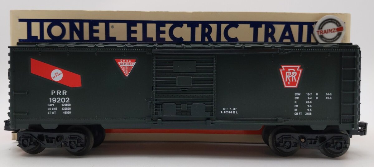 Lionel 6-19202 O Gauge Pennsylvania Boxcar LN/Box