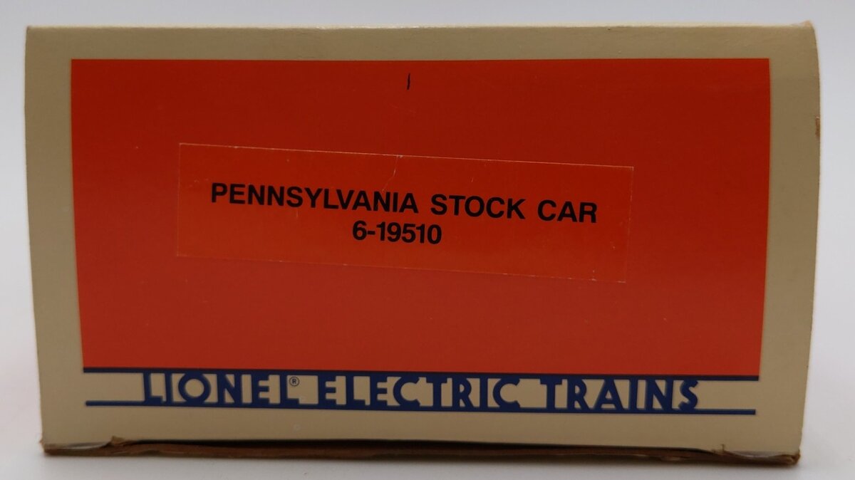 Lionel 6-19510 O Gauge Pennsylvania Railroad Stock Car #19510 EX/Box