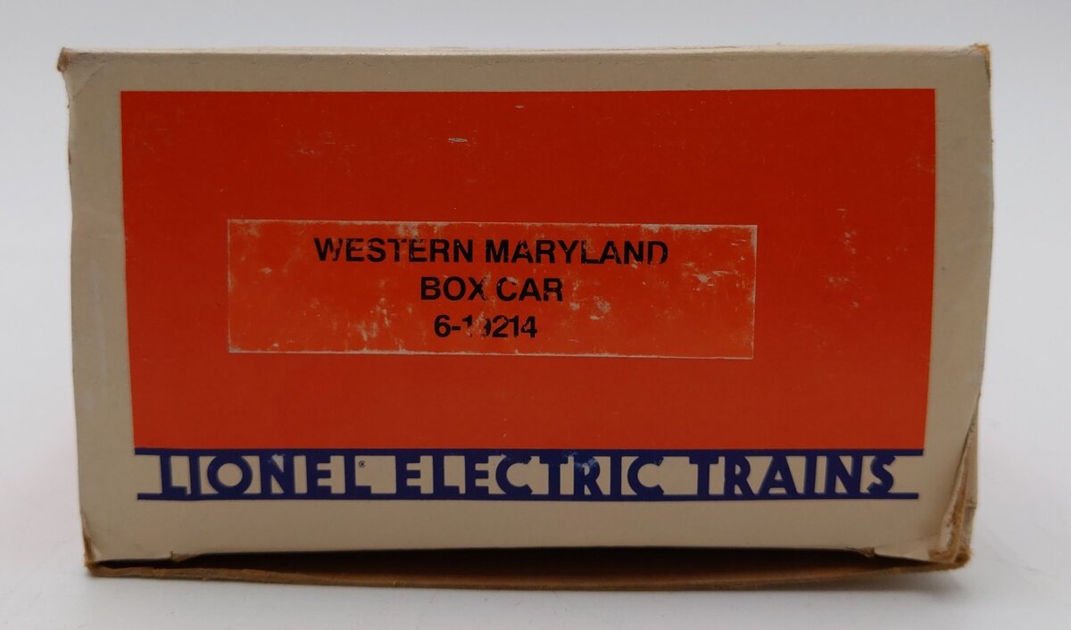 Lionel 6-19214 O Gauge Western Maryland Boxcar #19214 LN/Box