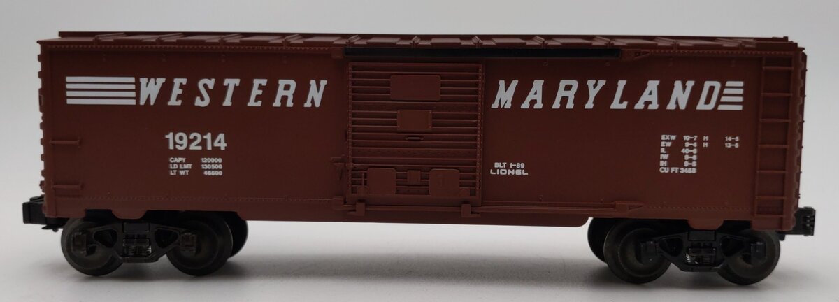 Lionel 6-19214 O Gauge Western Maryland Boxcar #19214 LN/Box
