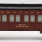 Lionel 6-9507 O Scale Pennsylvania "City of Manhattan" Pullman Car EX