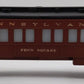 Lionel 6-9513 O Gauge Pennsylvania "Penn Square" Pullman Passenger Car EX/Box