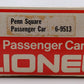 Lionel 6-9513 O Gauge Pennsylvania "Penn Square" Pullman Passenger Car EX/Box