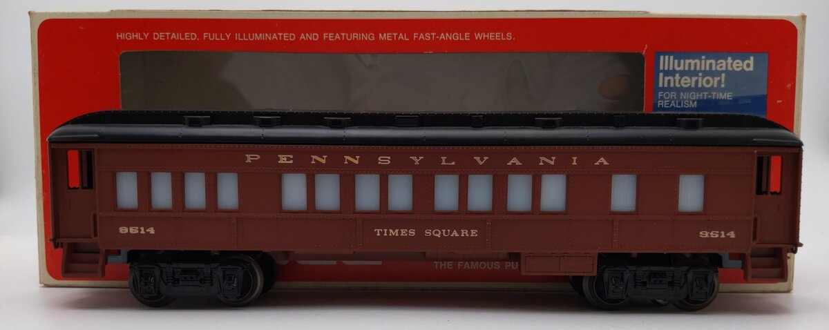 Lionel 6-9514 O Gauge Pennsylvania "Times Square" Pullman Passenger Car EX/Box