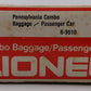Lionel 6-9510 O Gauge Pennsylvania Mail Combo Baggage/Passenger Car LN/Box