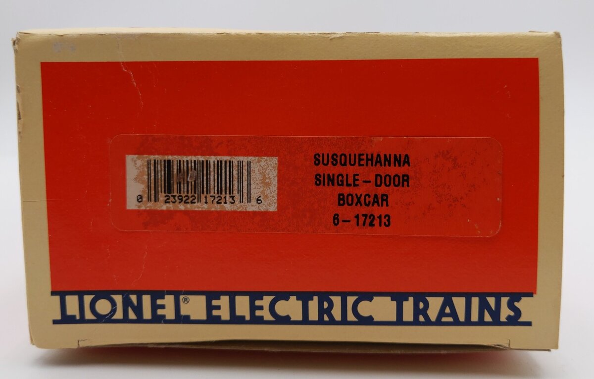 Lionel 6-17213 O Gauge Susquehanna Single-Door Boxcar #501 LN/Box