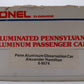 Lionel 6-9574 O Gauge Pennsylvania "Alexander Hamilton" Aluminum Observation Car LN/Box