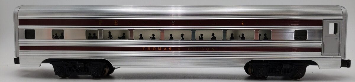 Lionel 6-9575 O Gauge Pennsylvania "Thomas A. Edison" Aluminum Passenger Car LN/Box