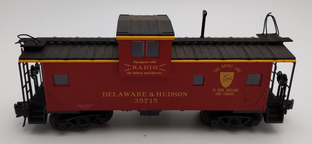 MTH 20-91029 O Gauge Delaware & Hudson Extended Vision Caboose EX