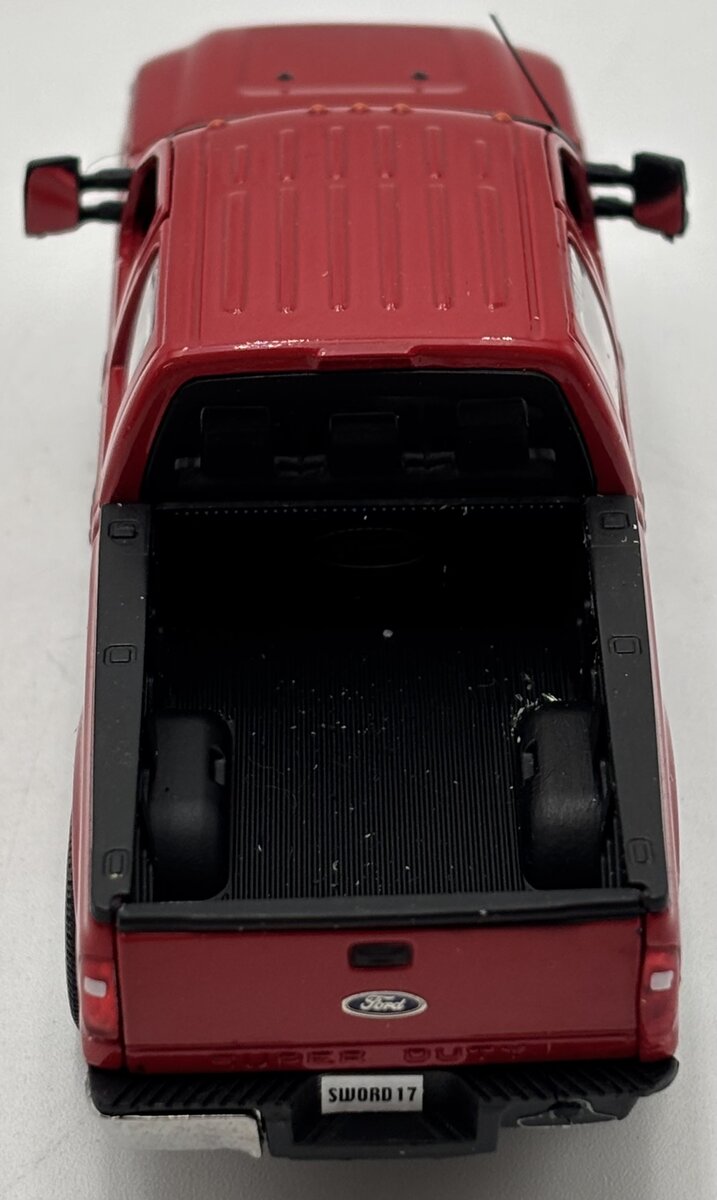 Sword 1200-RC 1:50 Ford F250 XLT Crew Cab Pickup with 6" Bed in Red/Chrome EX