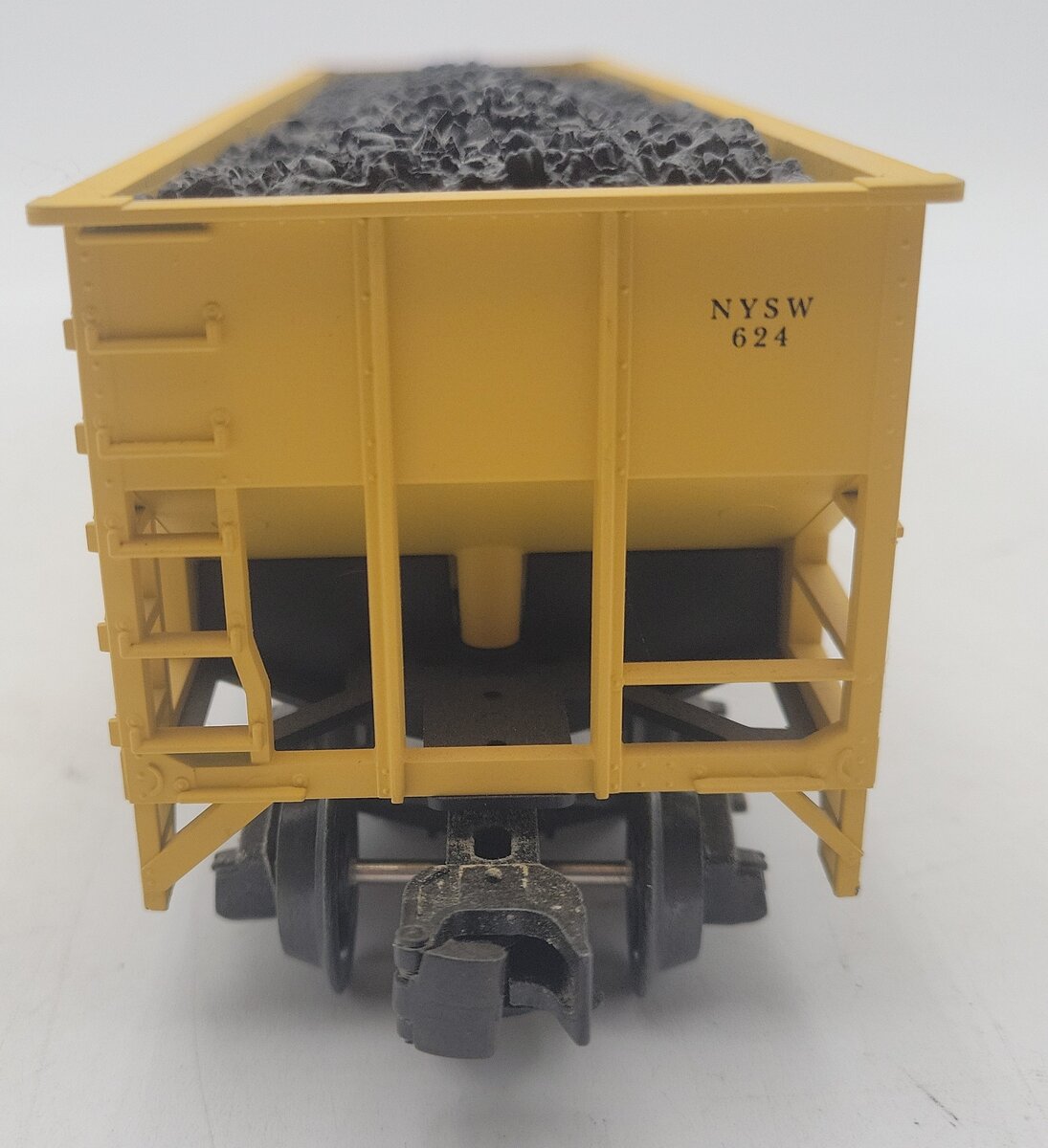 Weaver U3925LD O Gauge Susquehanna 3-Bay Offset Hopper Car #624 (3-Rail) EX/Box