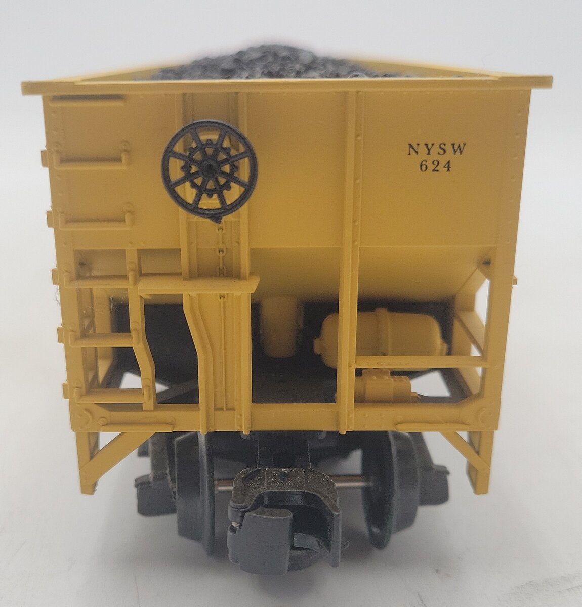 Weaver U3925LD O Gauge Susquehanna 3-Bay Offset Hopper Car #624 (3-Rail) EX/Box