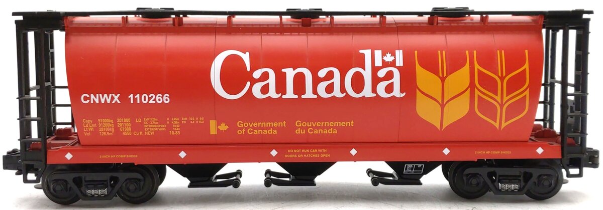 MTH 20-97418 O Canada Cylindrical Grain Hopper #110266 EX/Box