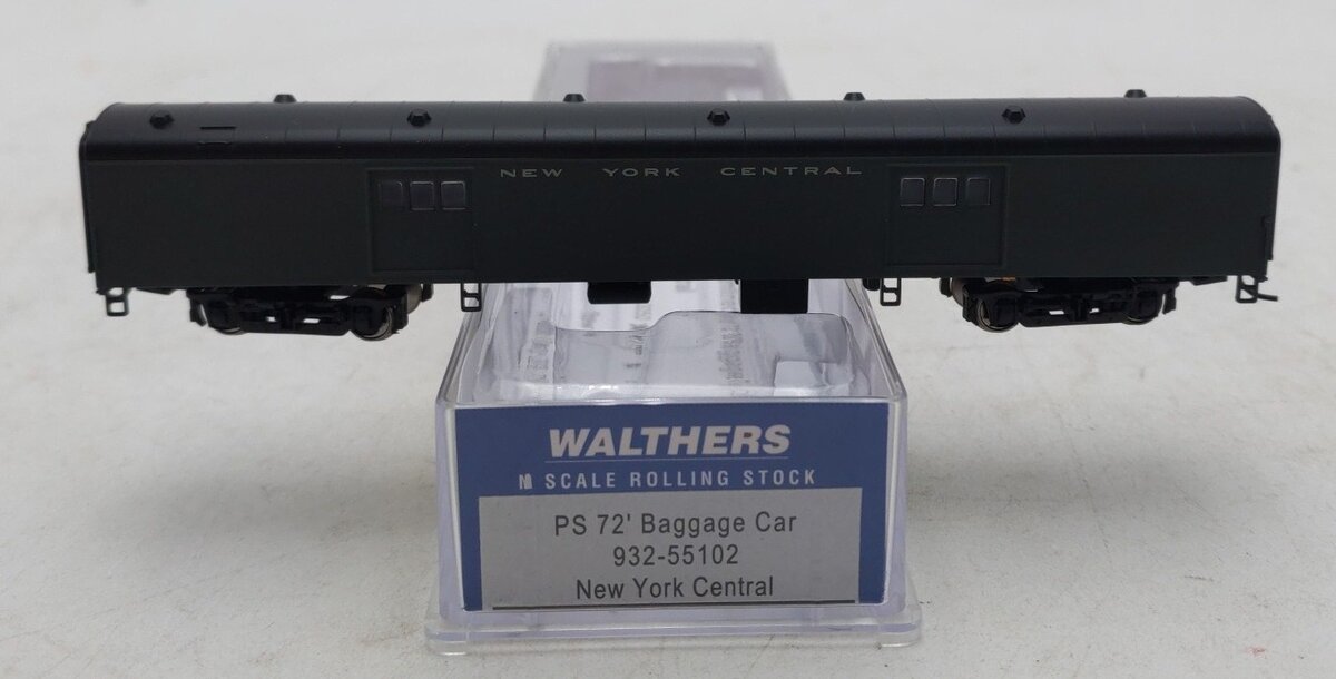 Walthers 932-55102 N Scale New York Central Baggage Car LN/Box
