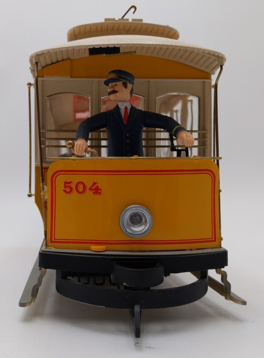 Bachmann 93938 G Scale United Traction Co Motorized Open Street Car VG