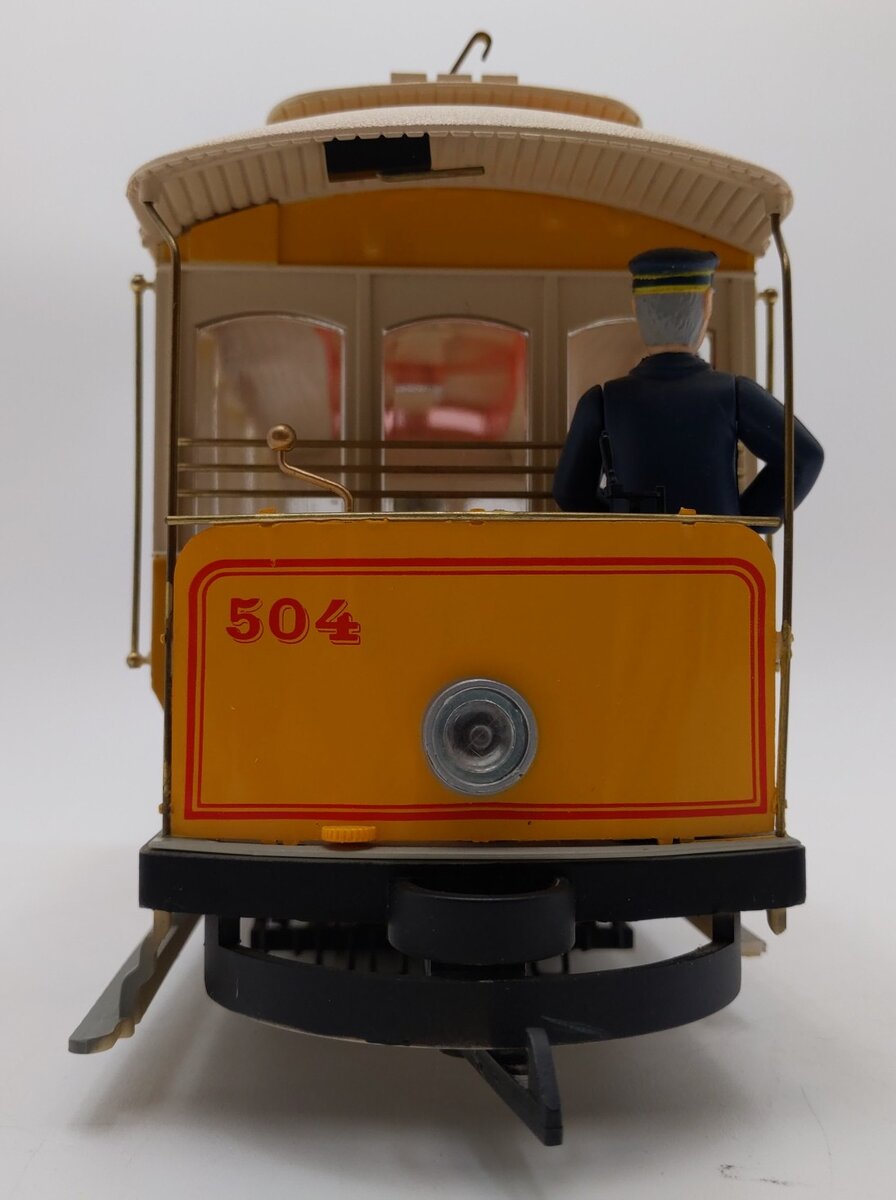 Bachmann 93938 G Scale United Traction Co Motorized Open Street Car VG