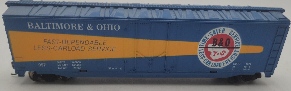 Tyco 957 HO Electronic Sound of Steam Boxcar EX/Box