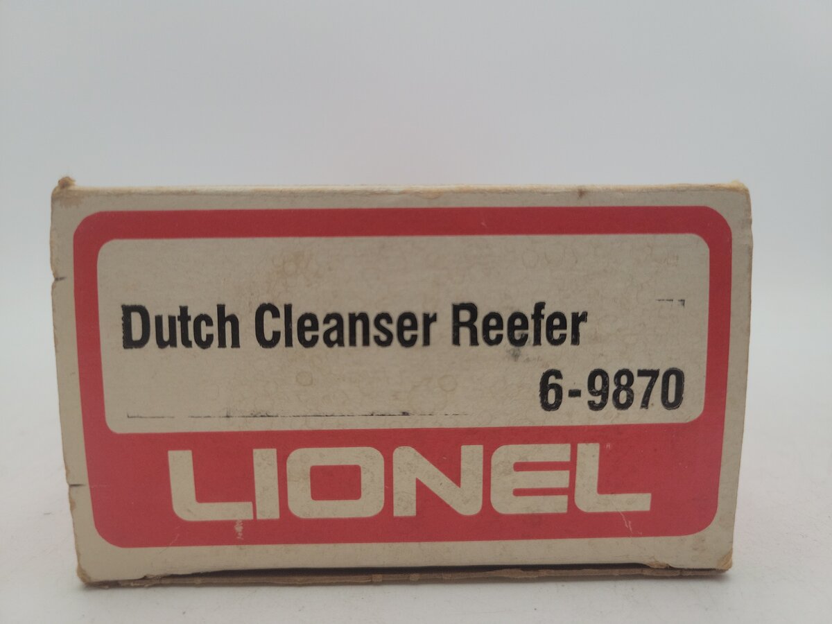 Lionel 6-9870 O Gauge Old Dutch Cleanser Billboard Reefer Car VG/Box