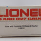 Lionel 6-9812 O Gauge Arm & Hammer Billboard Refrigerator Car #9812 VG/Box