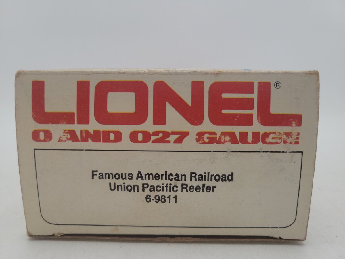 Lionel 6-9811 O Gauge SP/UP FARR Pacific Fruit Express Reefer Car #9811 VG/Box