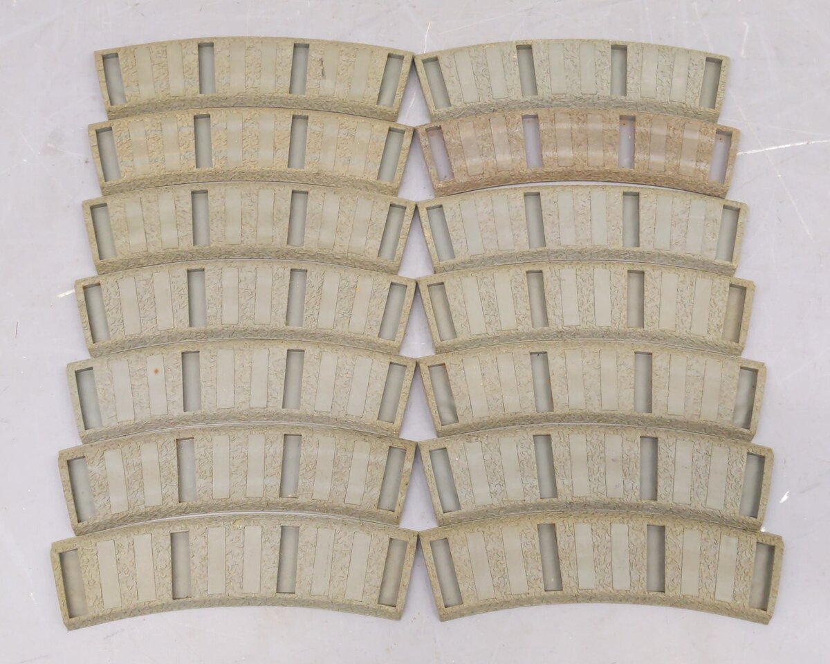 American Flyer & R Johnson S Gauge Straight & Curved Tracks & Roadbeds [28] VG